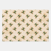 Groene kikker inpakpapier vel (Voorkant)