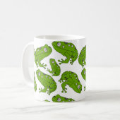 Groene kikker koffiemok (Voorkant links)