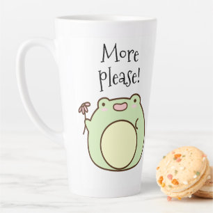 Groene kikker latte mok