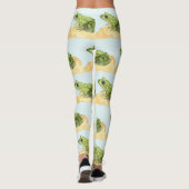 Groene kikker leggings (Achterkant)