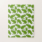 Groene kikker legpuzzel (Verticaal)