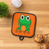 Groene kikker pannenlap (Top down)
