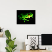 Groene kikker poster (Thuiskantoor)