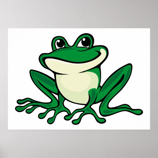 Groene kikker poster (Voorkant)