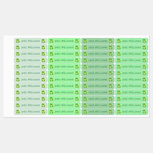 Groene Kikker Schoolkleding Labels voor Kinderen