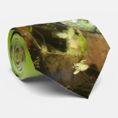 Groene kikker stropdas (Opgerold)