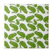 Groene kikker tegeltje (Voorkant)