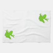 Groene kikker theedoek (Horizontaal)