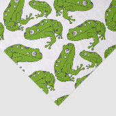 Groene kikker tissuepapier (Detail)