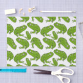 Groene kikker tissuepapier (Craft)