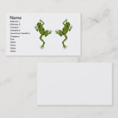 Groene kikker visitekaartje (Voorkant / Achterkant)
