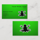 Groene kikker visitekaartje (Voorkant / Achterkant)