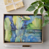 Groene kikker Waterverf Tissuepapier (Geschenk)