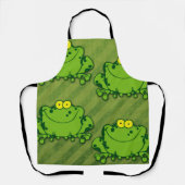 Groene Kikkers Schort (Voorkant)