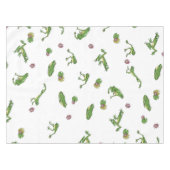 Groene kikkers tafelkleed (Voorkant (Horizontaal))