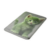 groene kitten badmat (Gekanteld)