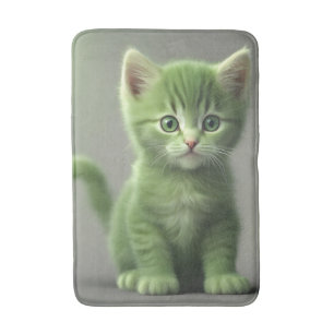 groene kitten badmat