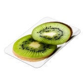 Groene kiwi-vruchten magneet (Linkerzijde)