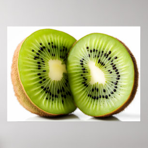 Groene kiwi-vruchten poster