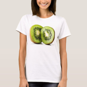 Groene kiwi-vruchten t-shirt