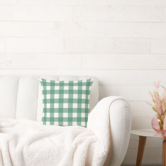 Groene Klassieke Boerderij Buffalo Plaid Kussen