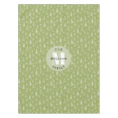 Groene klassieke kerstboom Familievakantie Tafelkleed (Voorkant)