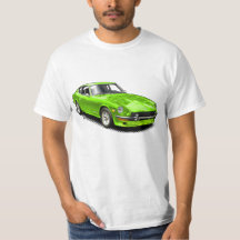 Groene  Klassieke Z-Car T-Shirt.
