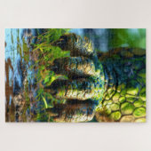 Groene klauw legpuzzel (Horizontaal)