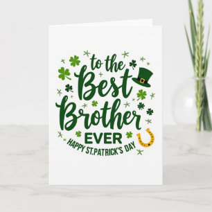 Groene Klaver Beste Broer Kaart
