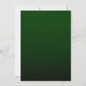 Groene Klaver Lucky One St Patrick's 1e verjaardag Kaart (Achterkant)