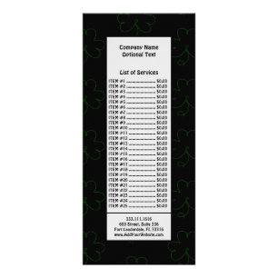 Groene Klaver St. Patrick's Day Shamrock Lucky Cha Reclamekaart