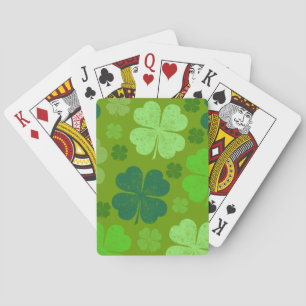 Groene Klavers, Geluks Klavers, St. Patrick's Dag Pokerkaarten