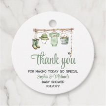 Groene Kleine Visser Baby Shower