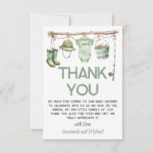 Groene Kleine Visser Baby Shower