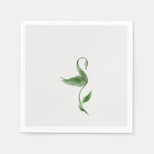 Groene kleur servet