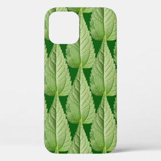 Groene kleur van bladeren iPhone 12 hoesje
