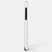 Groene Kleurblok Monogram Geometrisch Abstract Case-Mate iPhone Case (Achterkant/links)