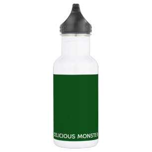 Groene kleurnaam van Delicious Monster Waterfles