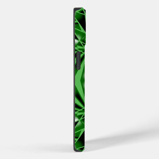 Groene kleurverloop gevulde perspectieftekening Case-Mate iPhone case (Achterkant / Rechts)