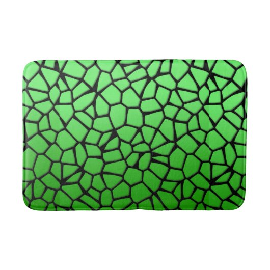 Groene kobblestone badmat (Voorkant)