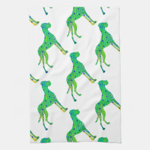 groene koele Francy Dogge Theedoek