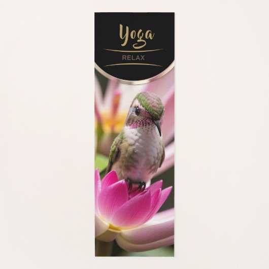 Groene kolibrie - Yoga Mat (Voorkant)
