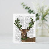 Groene koning briefkaart (Staand voorkant)