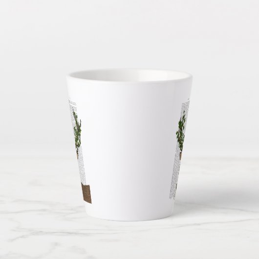 Groene koning latte mok (Voorkant)