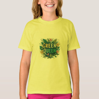 Groene koningin t-shirt