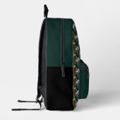 Groene kop Mallard Duck Patroon Bedrukte Rugzak (Links)