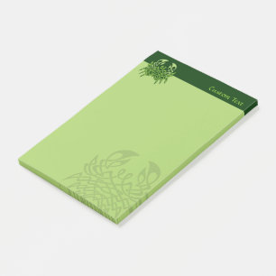 Groene Krab Keltische Knoop Post-it® Notes