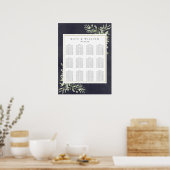 Groene Krijtbord Trouw Zittijd Chart Poster (Keuken)