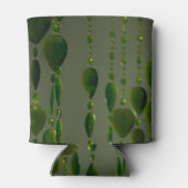 Groene kristallen op een koelbox blikjeskoeler (Achterkant)