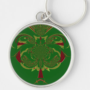Groene Kroon Sleutelhanger